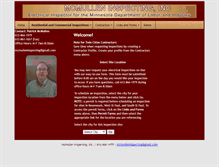 Tablet Screenshot of mcmulleninspecting.com